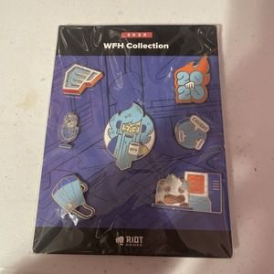 NEW Rare Exclusive Riot Games WFH Collection Pins
